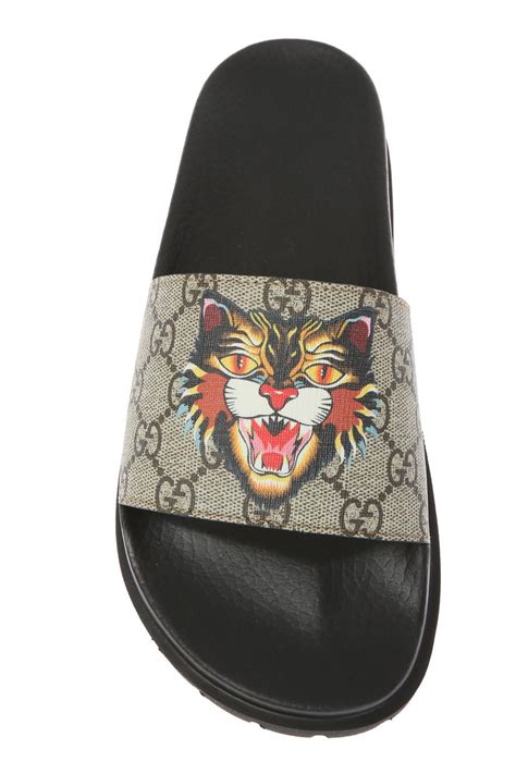 gucci tiger head belt|gucci tiger head slides.